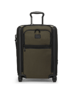 TUMI Olive Alpha Continental Dual Access Carry-On