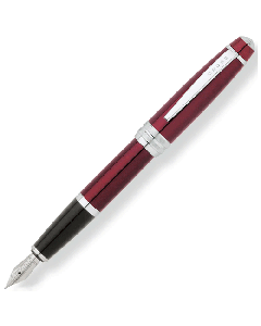 This Bailey Red Lacquer Fountain Pen is by Cross and will come in a branded gift box. 