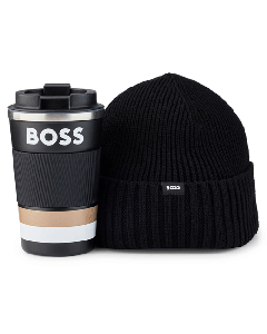 Travel Mug & Beanie Hat Gift Set