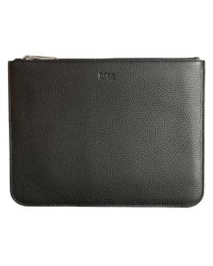 This Hugo Boss soft grain portfolio case comes with the logo embossed into the leather on the front.