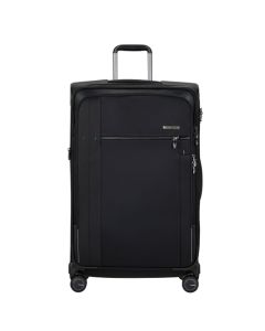 Samsonite's Spectrolite 3.0 TRVL Spinner Expandable Case, Black 78 cm has a front zip pocket on the exterior.