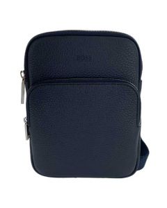 This Hugo Boss navy cross body bag comes with two zipped compartment.