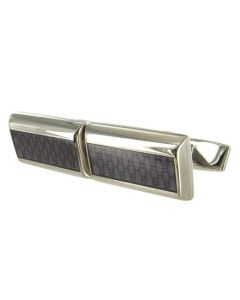 These Hugo Boss Laine cufflinks come with a grey monogram front.