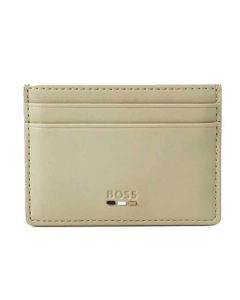 This Hugo Boss card holder comes with space for 4 credit cards.