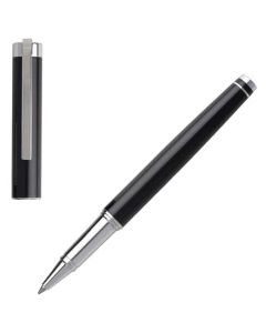 This black rollerball has been designed by hugo boss.