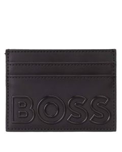 This Black Goodwin Faux Leather 4CC Card Holder is designed by BOSS. 