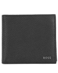 Black City Monogram 4CC Wallet designed by BOSS. 