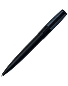 This Black & Navy Gear Minimal Ballpoint Pen has been designed by Hugo Boss.