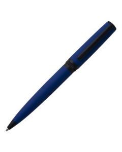 This blue ballpoint pen has been crafted by Hugo Boss as part of their gear matrix collection.