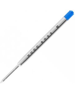 Hugo Boss Blue ballpoint pen refill with a medium nib.