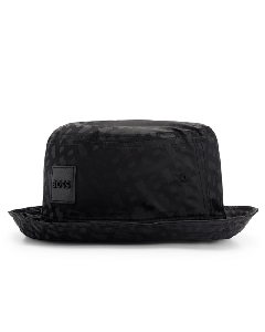 BOSS Saul Monogram Bucket Hat With Logo Patch