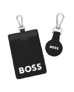 BOSS Logo Card Holder & Airtag Holder Set GBBM