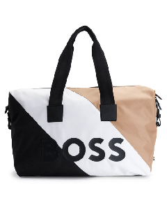 Catch 2.0 Holdall With Signature Stripe & Logo By BOSS
