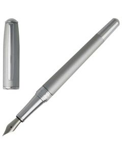 This silver fountain pen has been created by Hugo Boss as part of their essential matte collection.