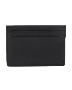 Crew Black Leather 4CC Card Holder