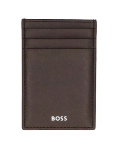 This Dark Brown Zair 6CC Vertical Card Holder is designed by BOSS. 