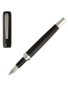 This fountain pen has been designed by hugo boss.