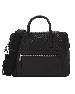 This BOSS Highway Embossed B Monogram Document Case has the B Monogram embossed on the leather. 