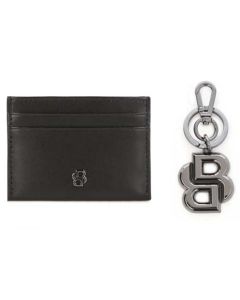 GBBM Card Holder & Gunmetal Keyring Gift Set