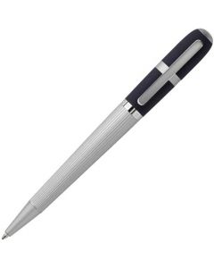 This is the BOSS Contour Navy & Chrome Ballpoint Pen.