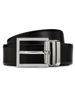 BOSS - Italian-made reversible belt with monogram buckle