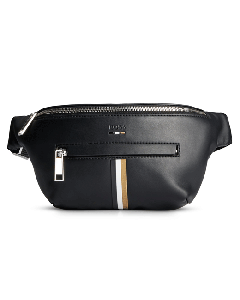 Ray Iconic Stripe Faux Leather Belt Bag