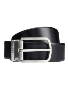 Smooth Leather Reversible Owen Pin Buckle Belt