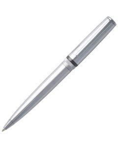 This is the silver gear metal hugo boss ballpoint pen.