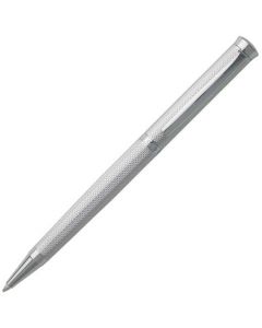 This silver diamond ballpoint has been designed by hugo boss.