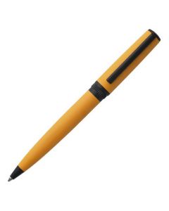 This yellow ballpoint pen has been made for Hugo Boss' gear matrix collection.