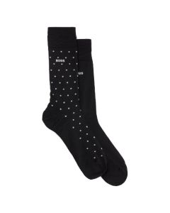This 2 Pack Men's Cotton Blend Socks Gift Set by BOSS comes in a branded gift box so it is perfect for gifting during birthdays or Christmas.