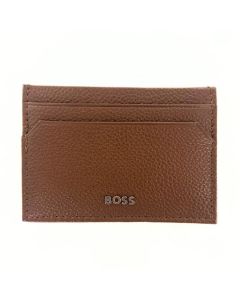 Highway Brown Grained Leather 4CC Card Holder