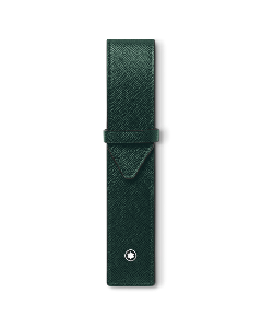 This Montblanc Sartorial British Green 1 Pen Pouch can fit one writing instrument.