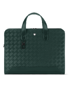 Montblanc's British Green Extreme 3.0 Slim Document Case has the palladium plated ring on the front. 