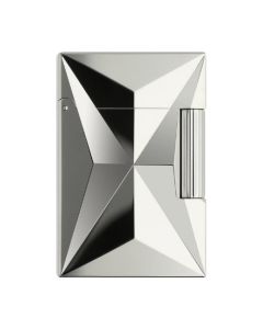 This Ligne 2 Small Fire X Chrome Lighter by S.T. Dupont is made out of palladium with a polished chrome finish.