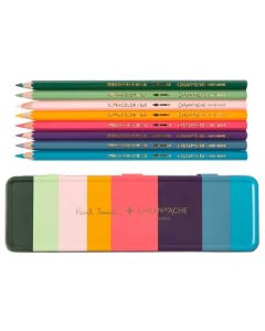 These are the Paul Smith x Caran d'Ache SUPRACOLOR® 8 Pencil Set in Artist Stripe Tin.
