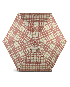 Red Grey Check Umbrella