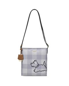 This Radley Palace Gardens cross body bag comes in a checked pattern.
