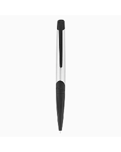This S.T. Dupont Chrome & Matte Black Défi Millenium Ballpoint Pen has a sleek and ergonomic design, making it great for everyday use. 
