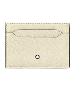 Mont Blanc White Epi Leather Card Holder Mini