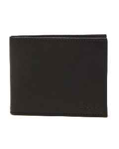 Crew Black Leather 8CC Wallet