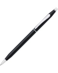 The Cross Classic Century Black Lacquer ballpoint pen with Chrome Appointments.