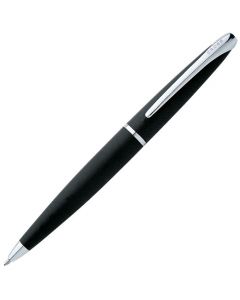 Cross ATX Basalt Black Ballpoint Pen with Chrome Plated appointments.
