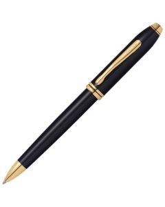 Cross Townsend Polished Black Lacquer Ballpoint Pen.