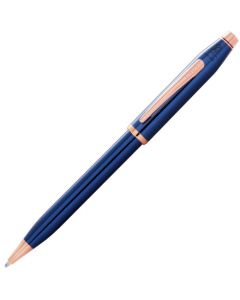 This is the Cross Translucent Lacquer Cobalt Blue Century II Ballpoint Pen.
