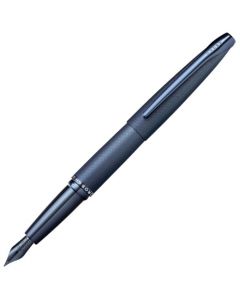 This is the Cross Brushed Dark Blue ATX Fountain Pen. 