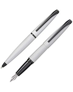 This is the Cross Brushed Chrome ATX Ballpoint and Fountain Pen Set.