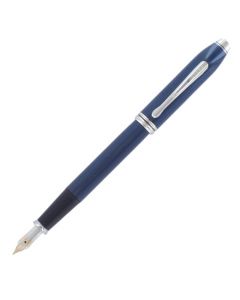 The Cross Townsend Quartz Blue fountain pen.