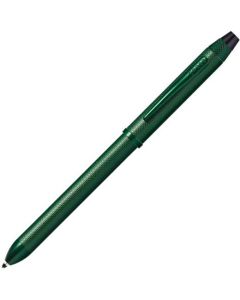 This is the Cross Matte Green Diamond-Pattern Tech 3+ Multifunction Pen.