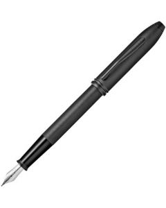 This is the Cross Black Townsend Micro-Knurl Fountain Pen.